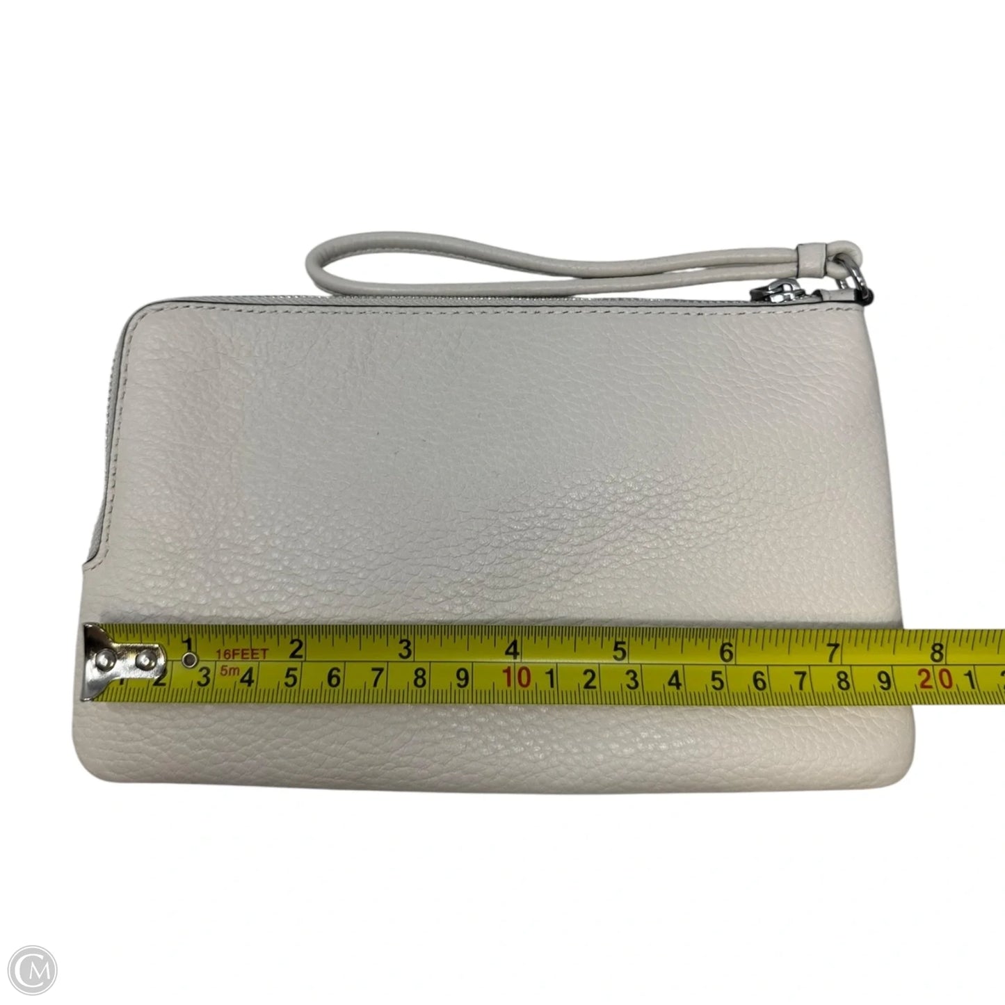 Double Zip Wristlet Designer By Coach, Size: Large