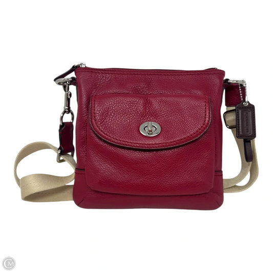 Crossbody Designer By Coach, Size: Small