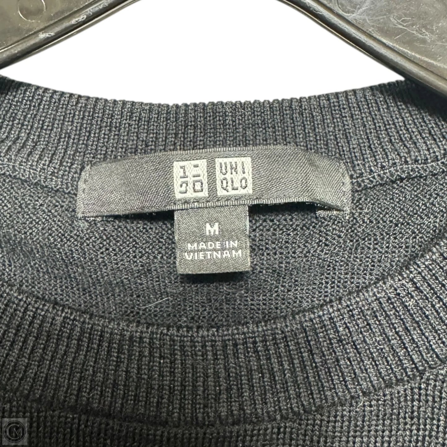 Wool Sweater By Uniqlo In Black, Size: M
