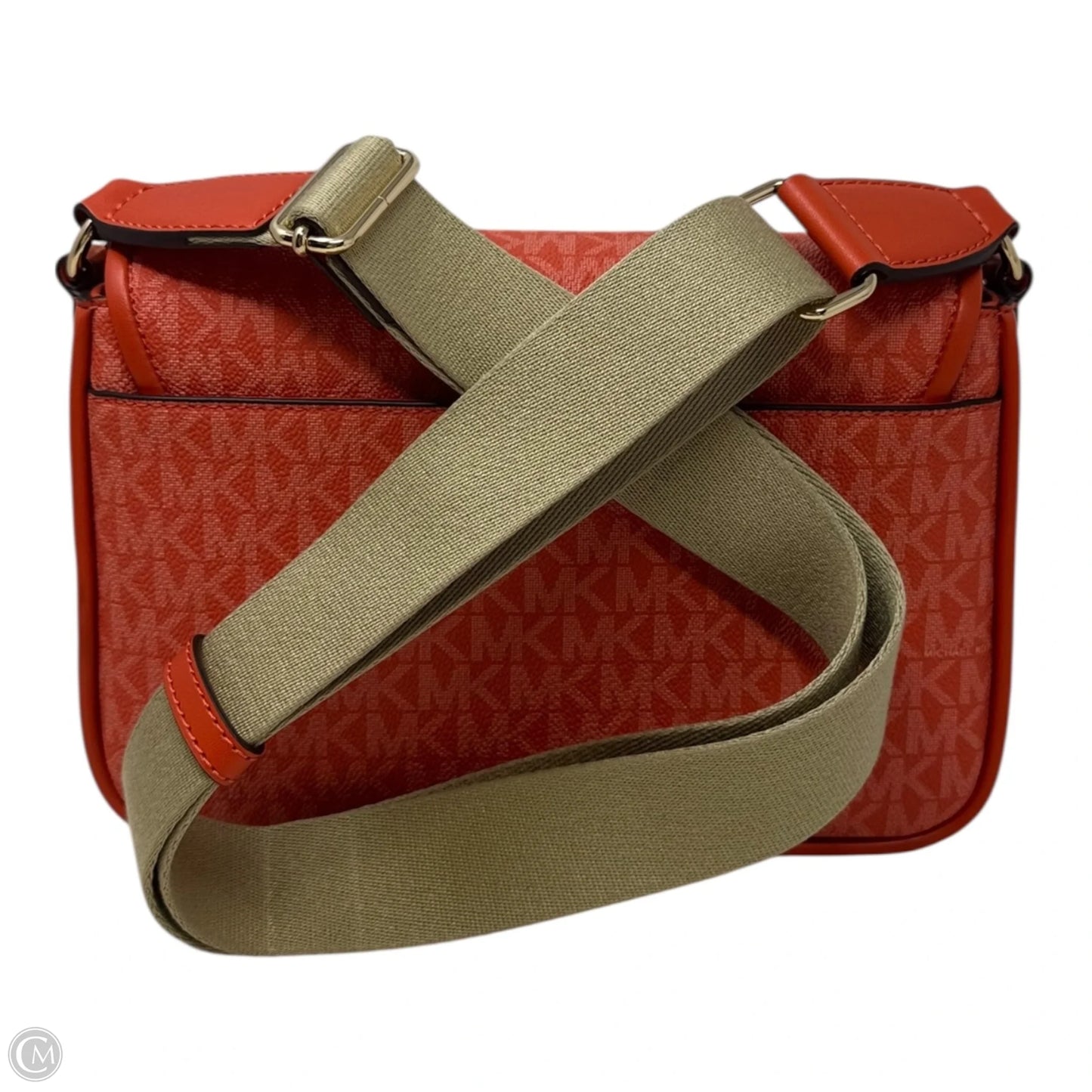 Bradshaw Leather Messenger Designer By Michael Kors, Size: Small