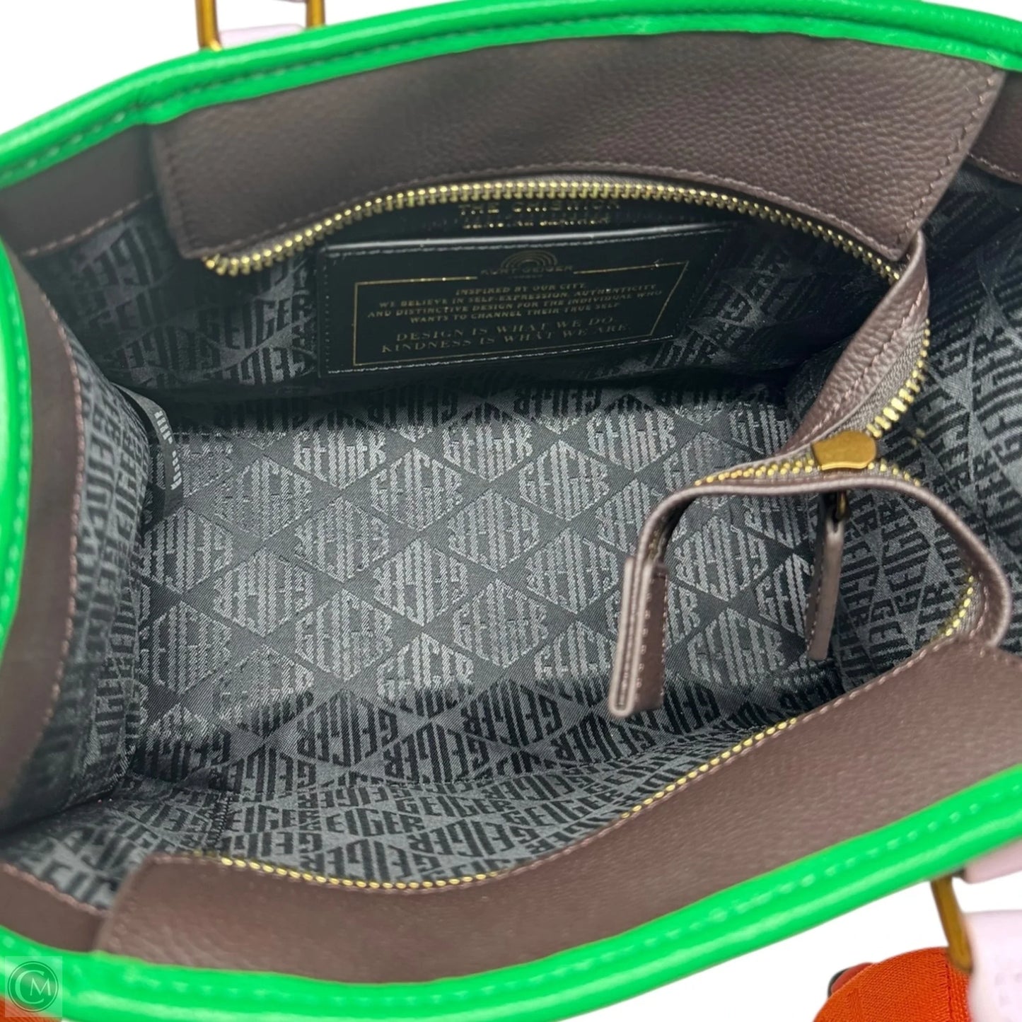 Chiswick Tote Designer By Kurt Geiger In Open Brown, Size: Small