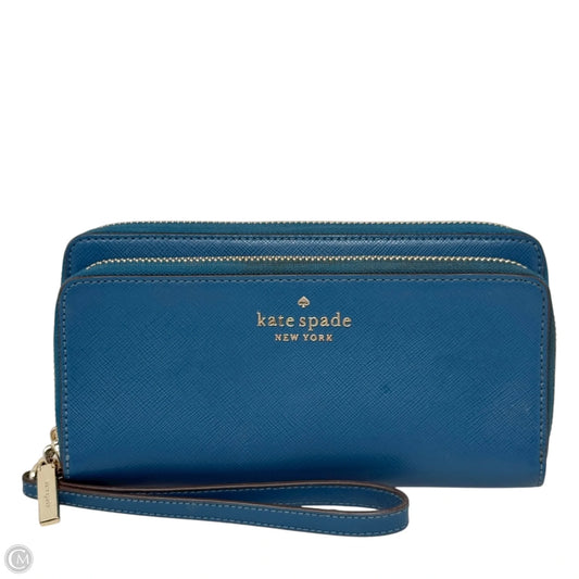 Staci Large Carryall Wristlet Wallet Designer By Kate Spade In Peacock, Size: Large