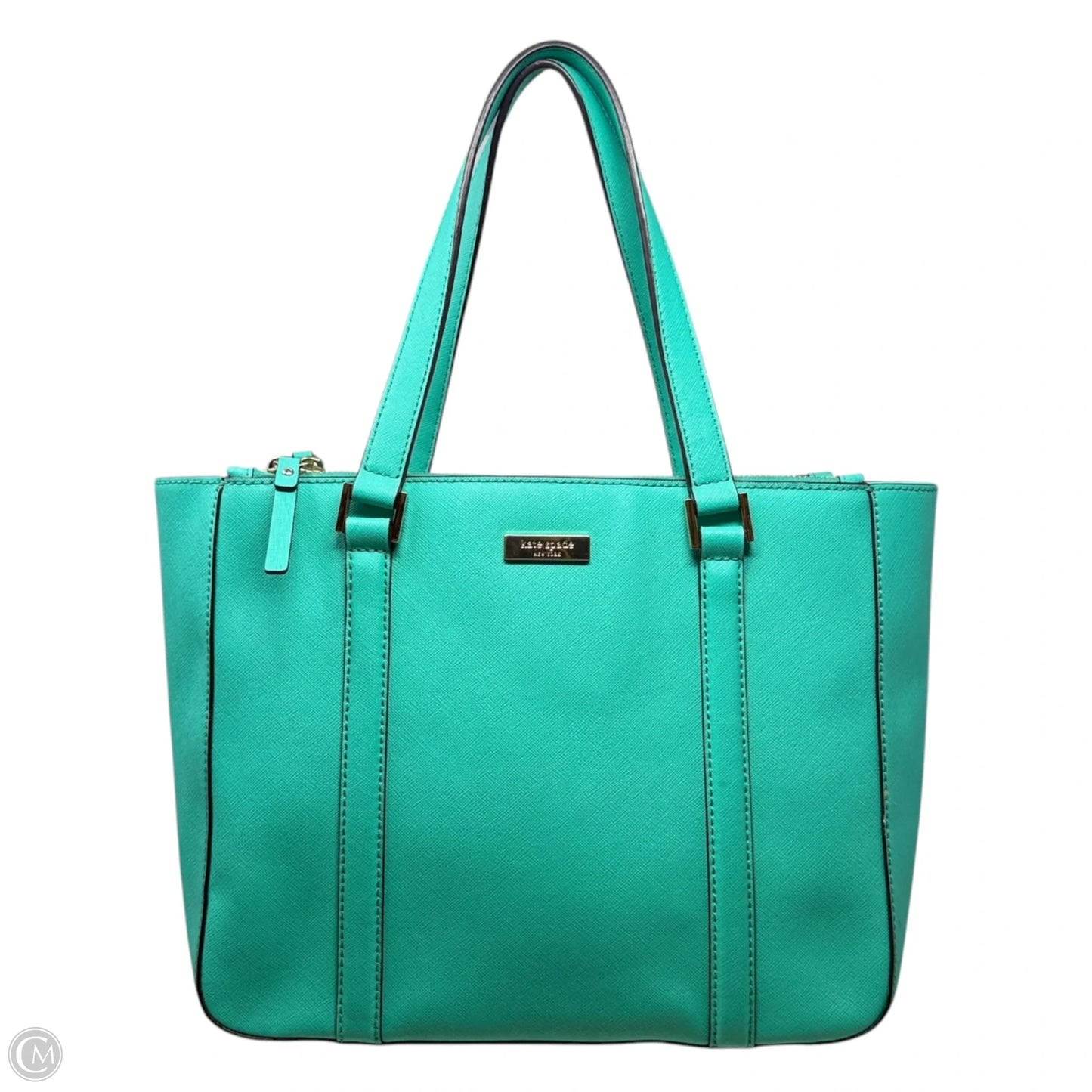 Newbury Lane Cadene Satchel Designer By Kate Spade In Neon Turquoise, Size: Medium