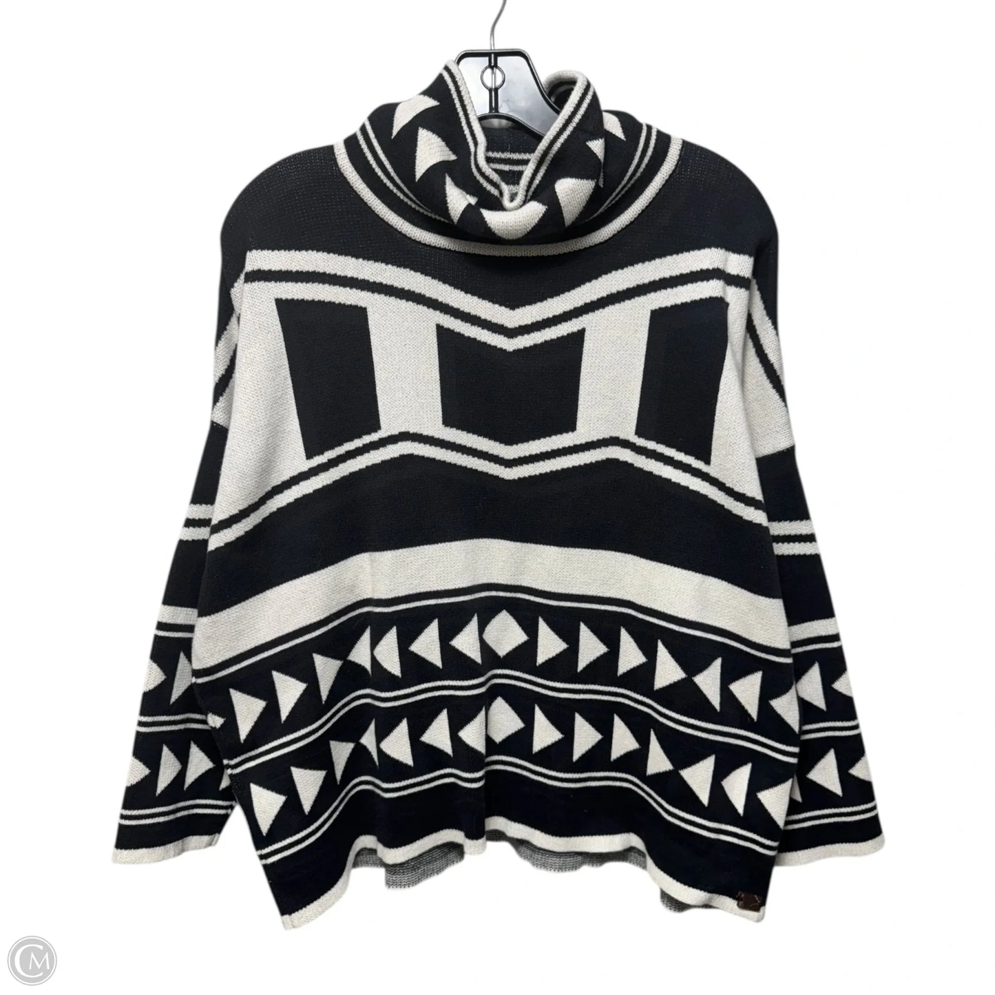Sweater By Shannon Passero In Black & Cream, Size: S
