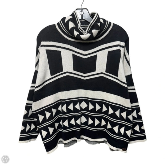 Sweater By Shannon Passero In Black & Cream, Size: S