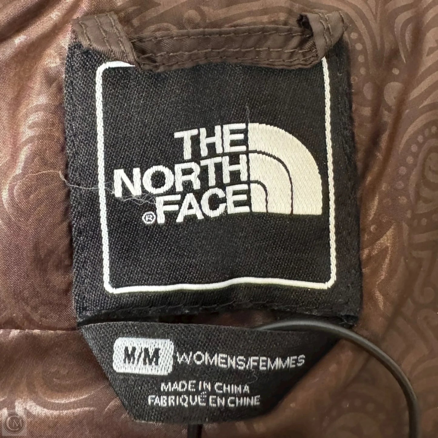 Goose Down Hooded Coat Puffer & Quilted By The North Face In Brown, Size: M