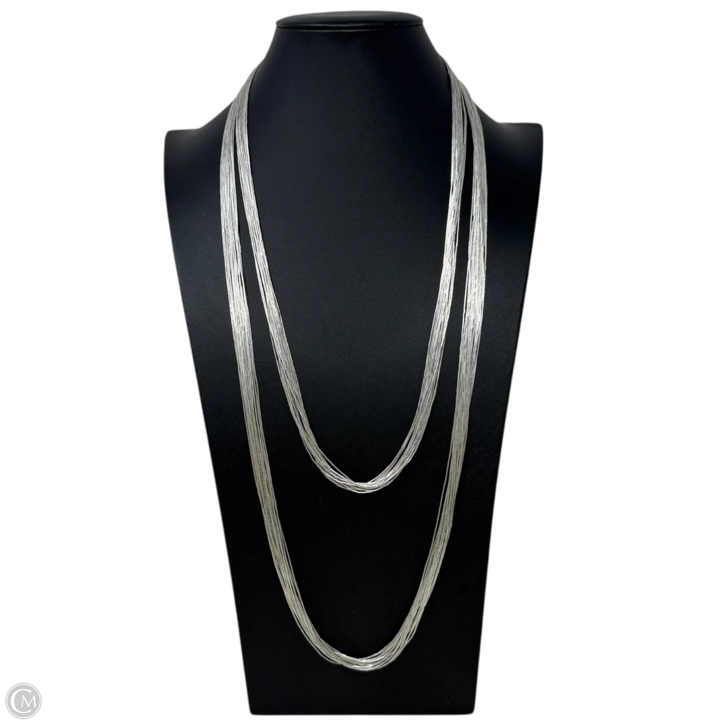 Sterling Silver Liquid Silver 16 Strand 60” Necklace By Carolyn Pollack