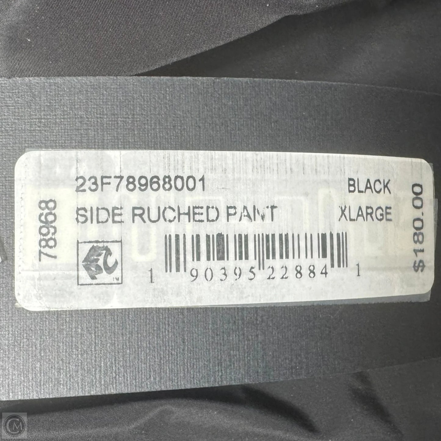 Side Ruched Pant By Bryn Walker In Black, Size: Xl