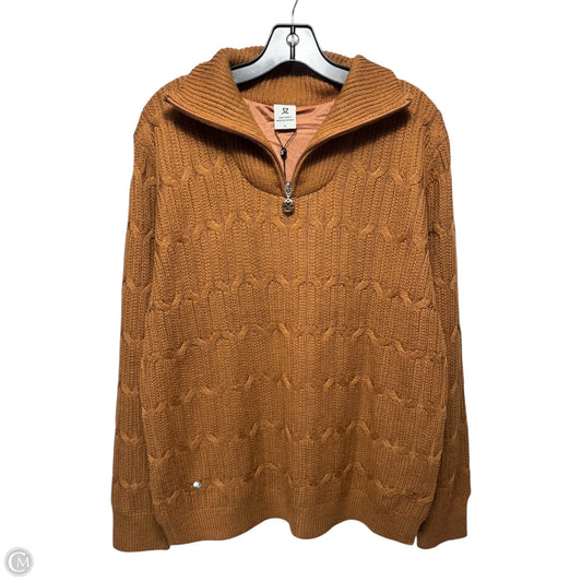 Sweater By Daily Sports In Tan, Size: Xl