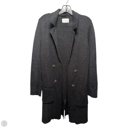 Sweater Cardigan By Actice USA In Black, Size: L