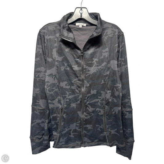Athletic Jacket By White Birch In Camouflage Print, Size: Xl