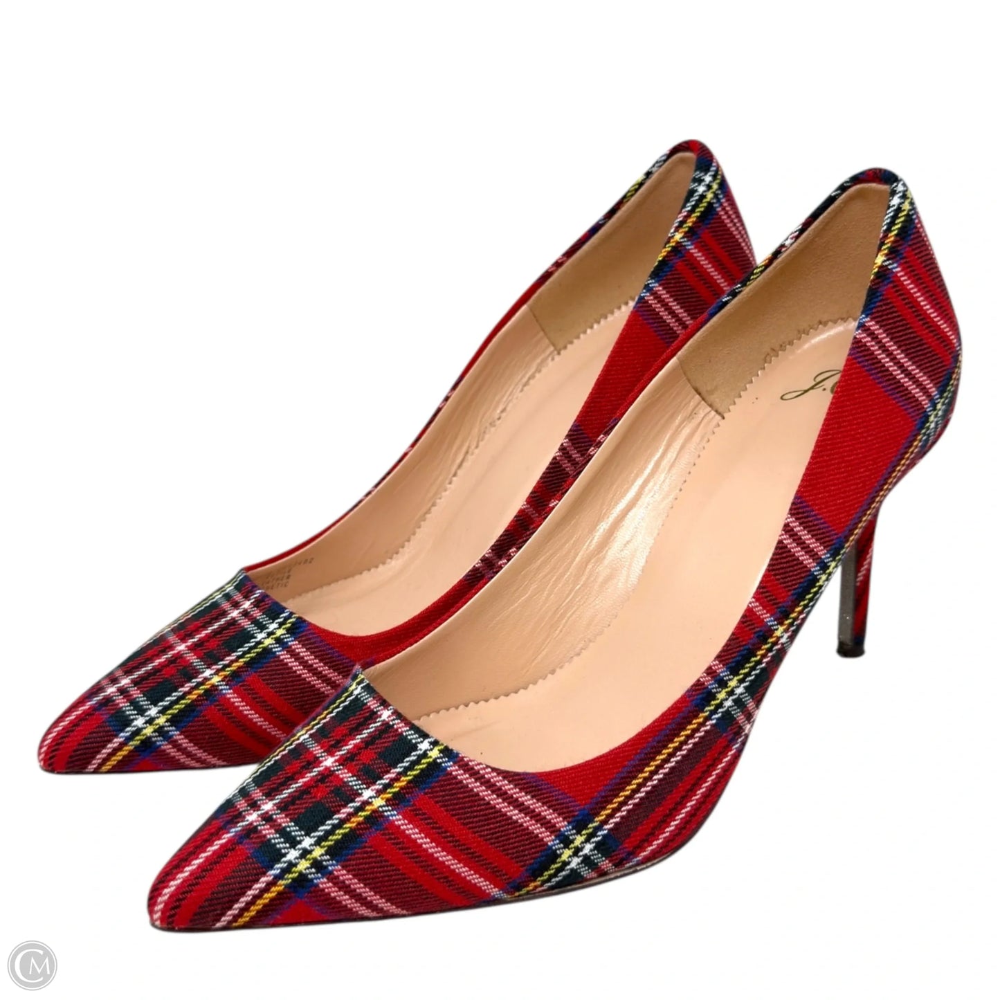 Elsie Tartan Pumps By J. Crew In Plaid Pattern, Size: 8.5