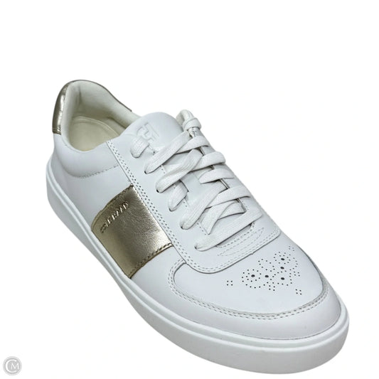 Grand Crosscourt Della Sneakers By Cole-haan In Gold & White, Size: 9.5