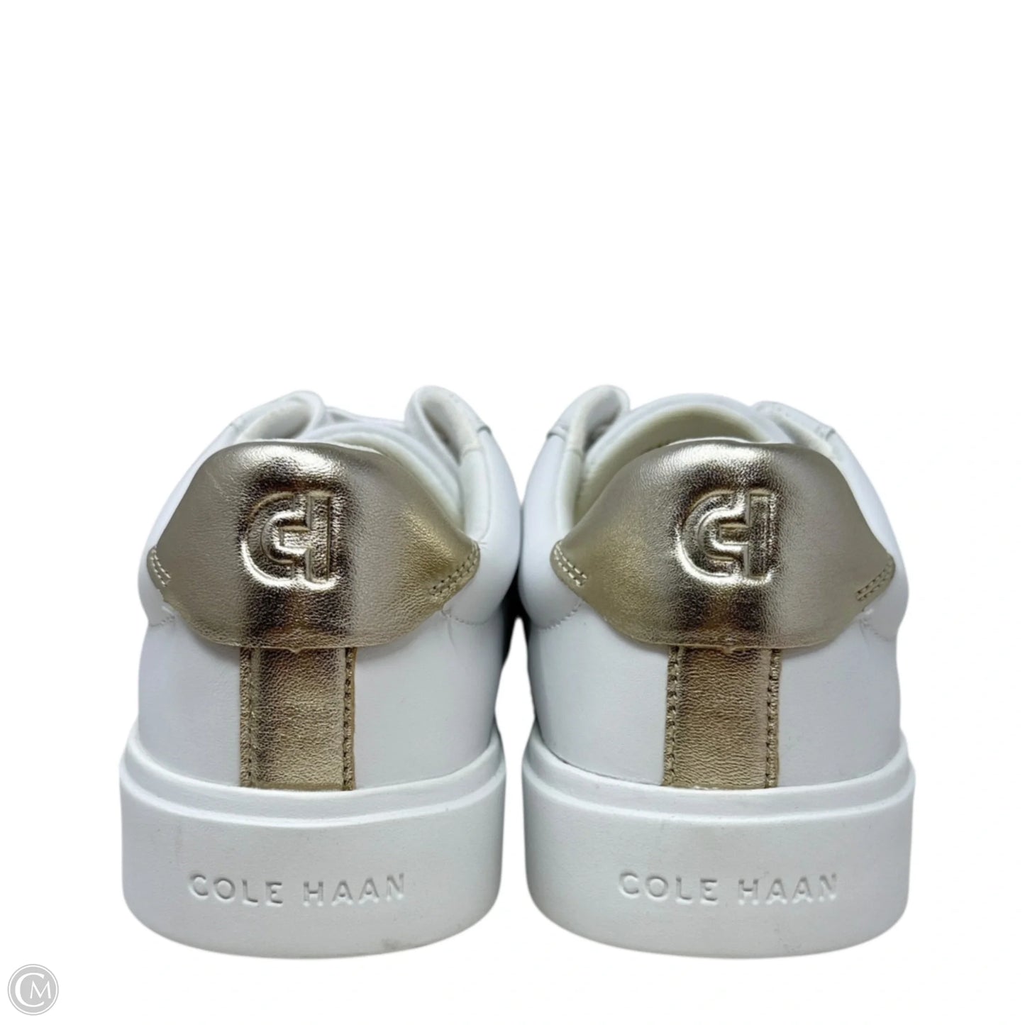 Grand Crosscourt Della Sneakers By Cole-haan In Gold & White, Size: 9.5