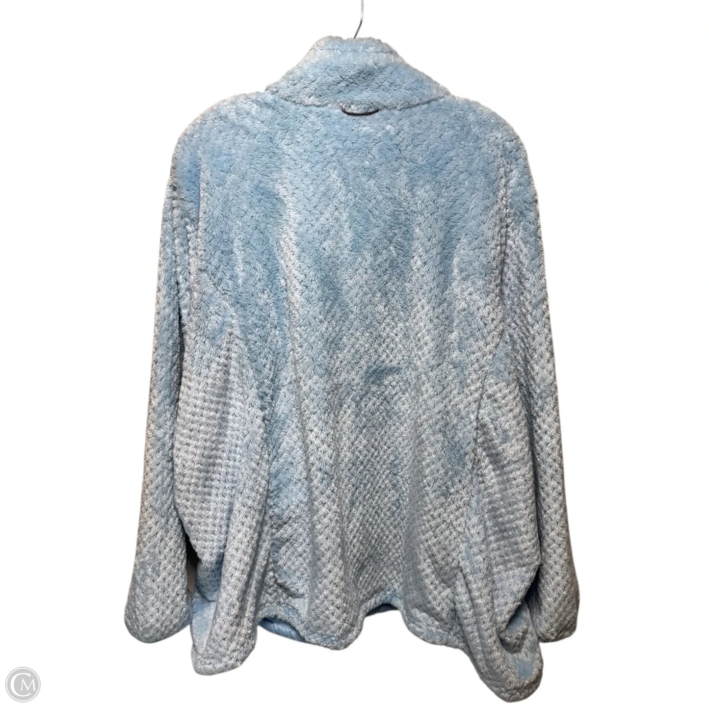Fire Side Sherpa Full-Zip Jacket By Columbia In Blue, Size: 3X