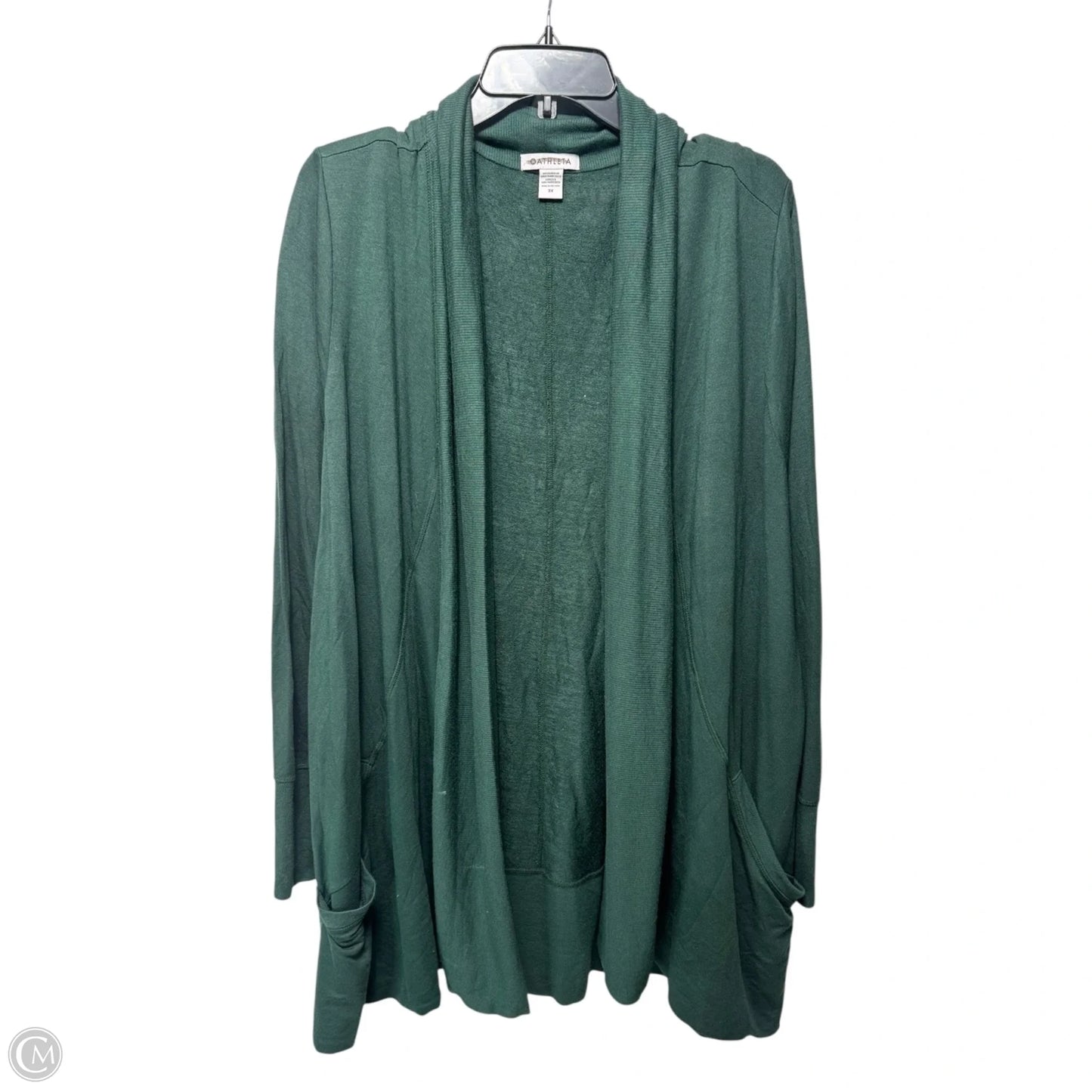 Cardigan By Athleta In Green, Size: 3x