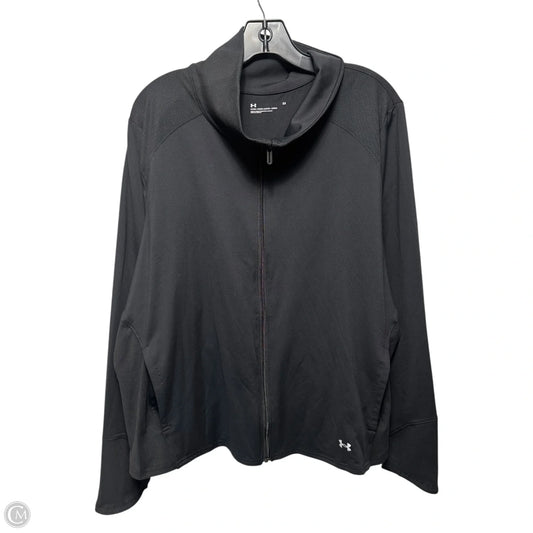 Athletic Jacket By Under Armour In Black, Size: 2x