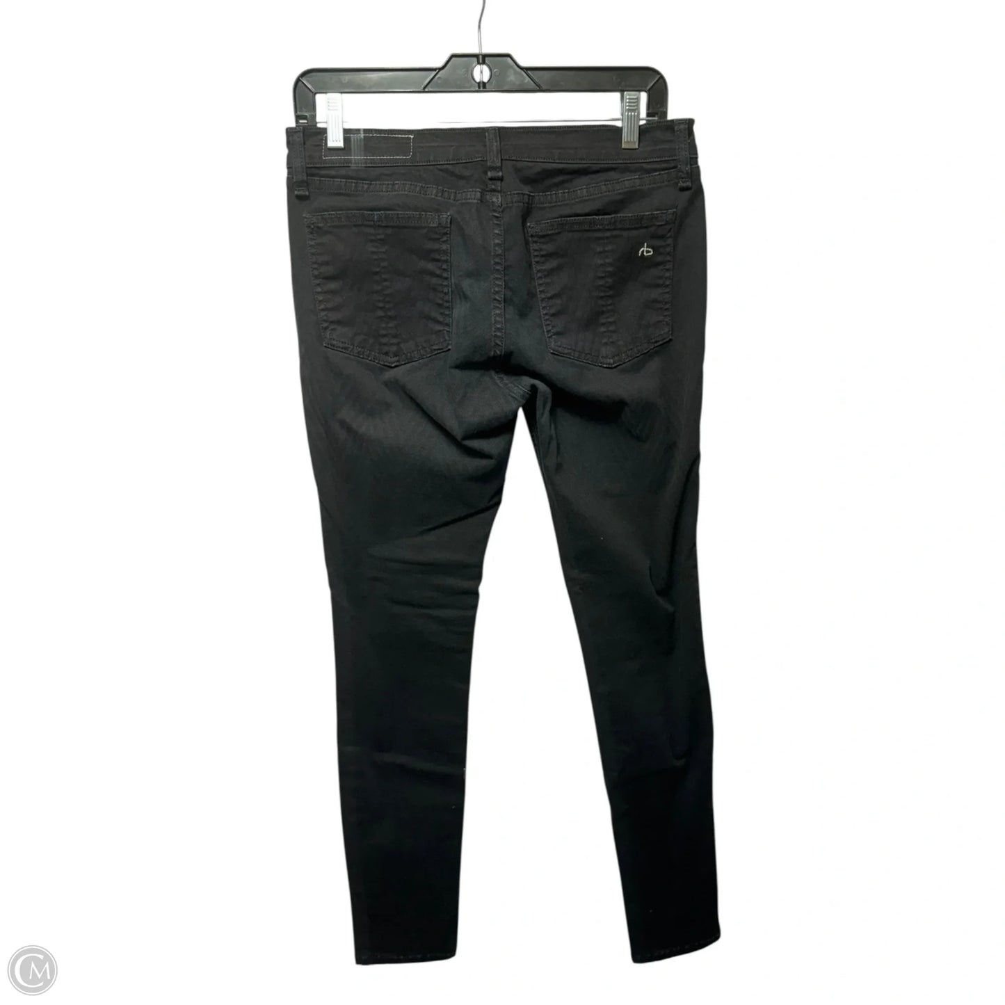 Coupe Skinny Chevron Ombré Jeans By Rag And Bone In Black, Size: 8/29