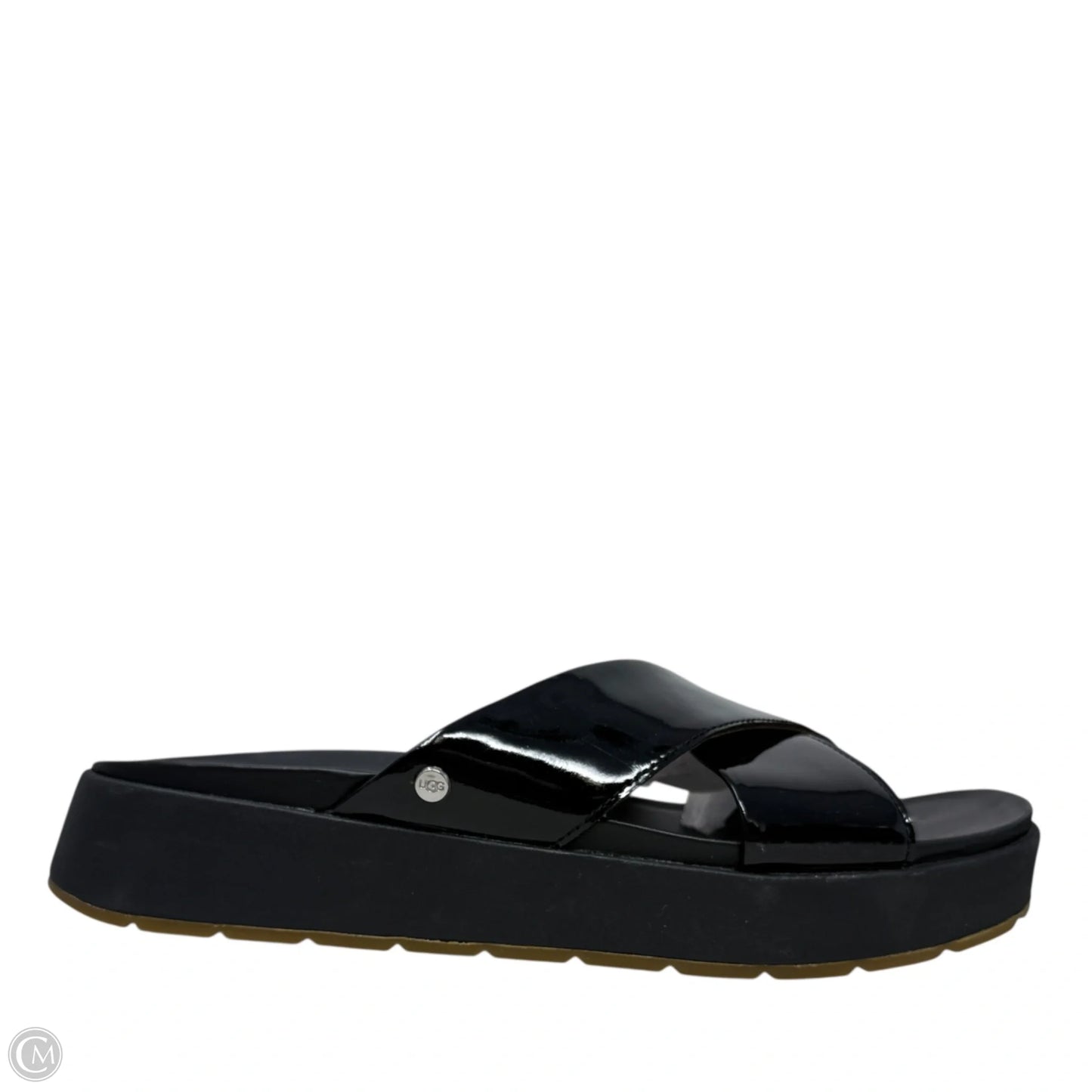 Emily Crisscross Sandals Designer By Ugg In Black, Size: 9