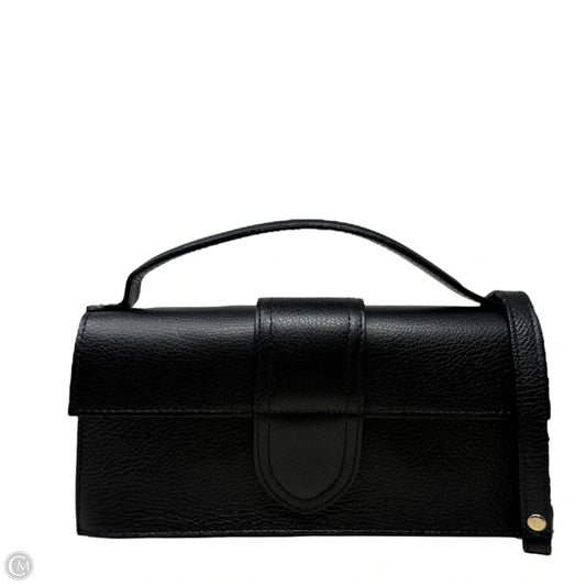 Italian Leather Baguette Bag, Size: Small