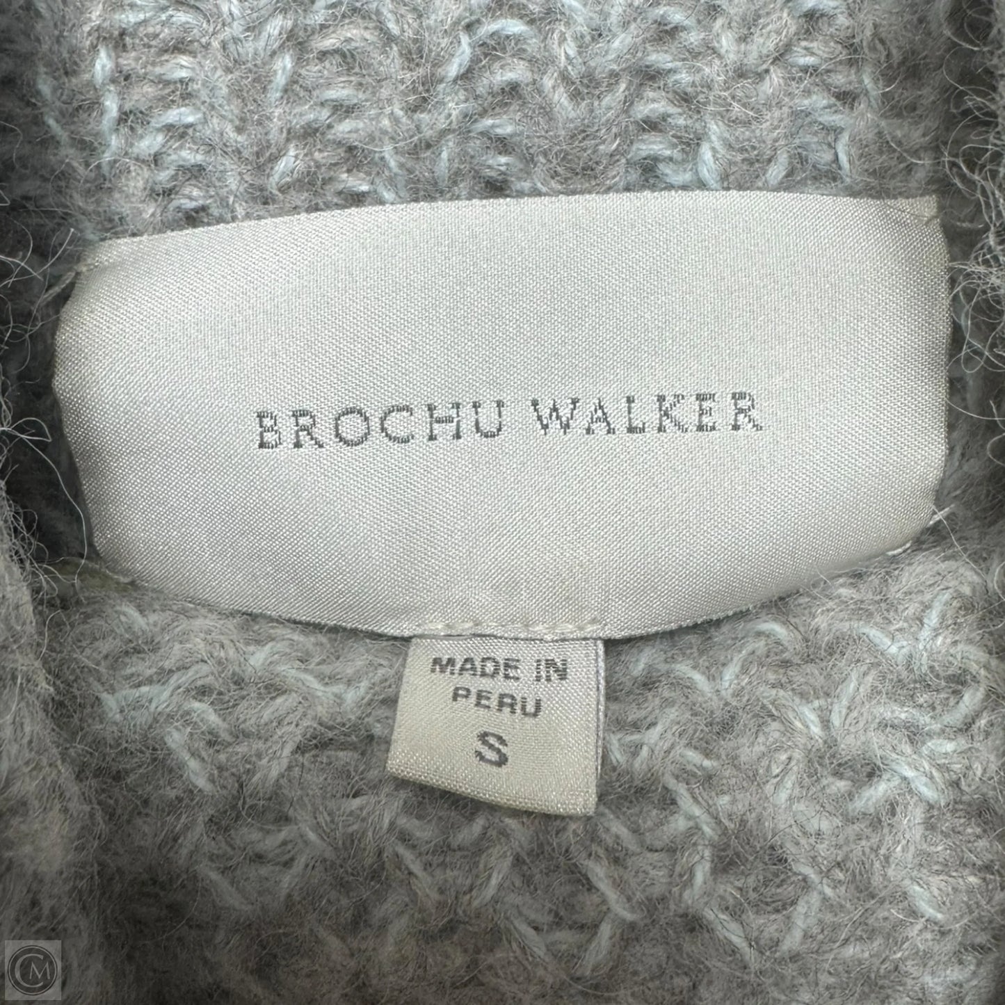 100% Superfine Alpaca Sweater By Brochu Walker In Grey, Size: S
