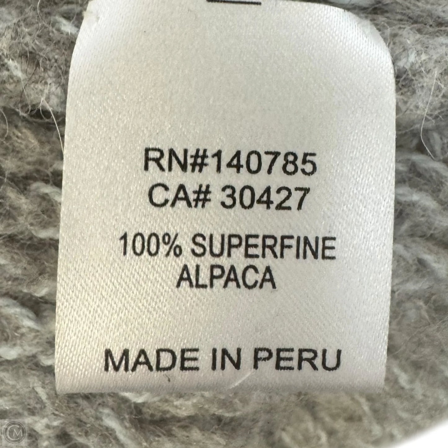 100% Superfine Alpaca Sweater By Brochu Walker In Grey, Size: S