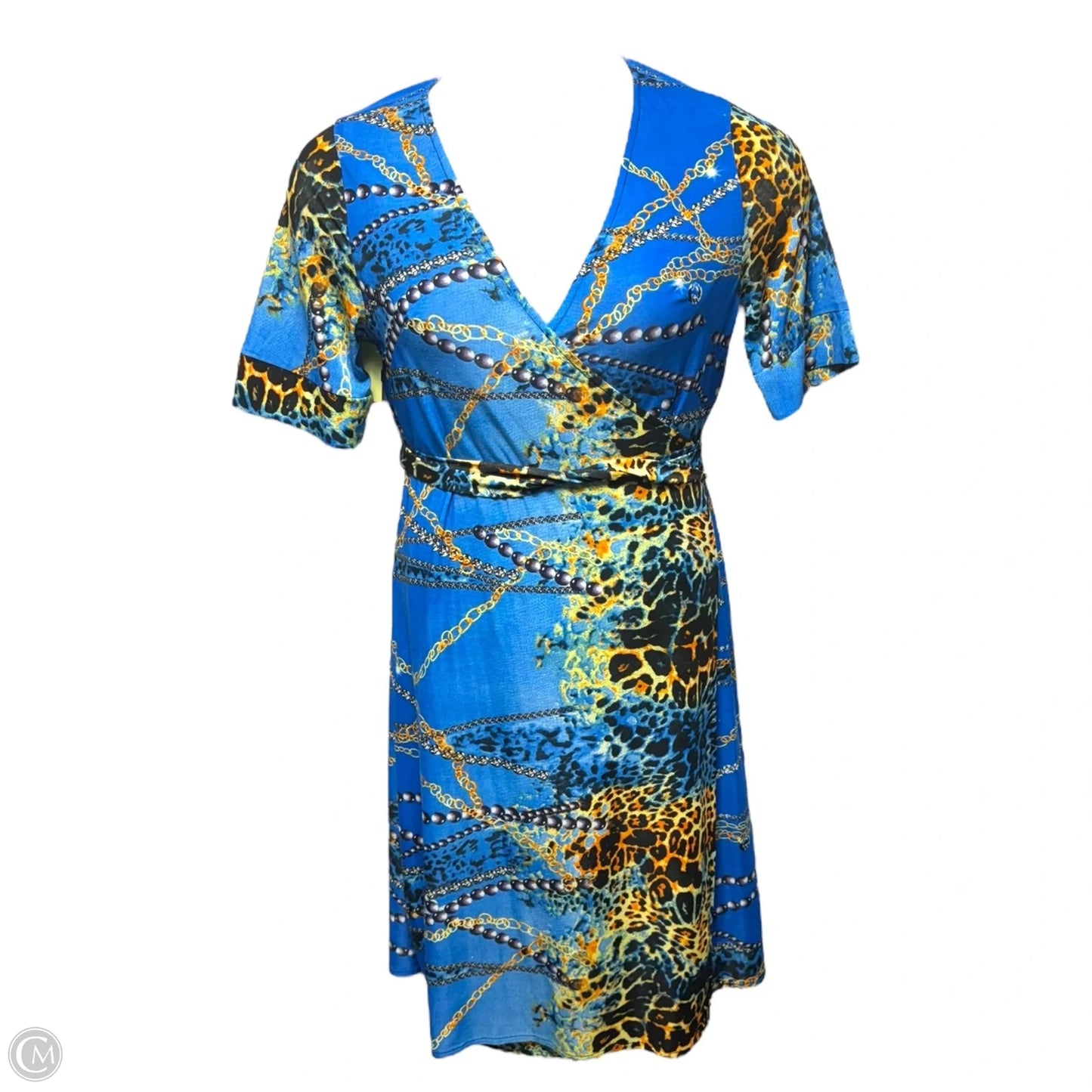 Julian Silk Jersey Wrap Dress Designer By Diane Von Furstenberg In Multi-colored, Size: 8