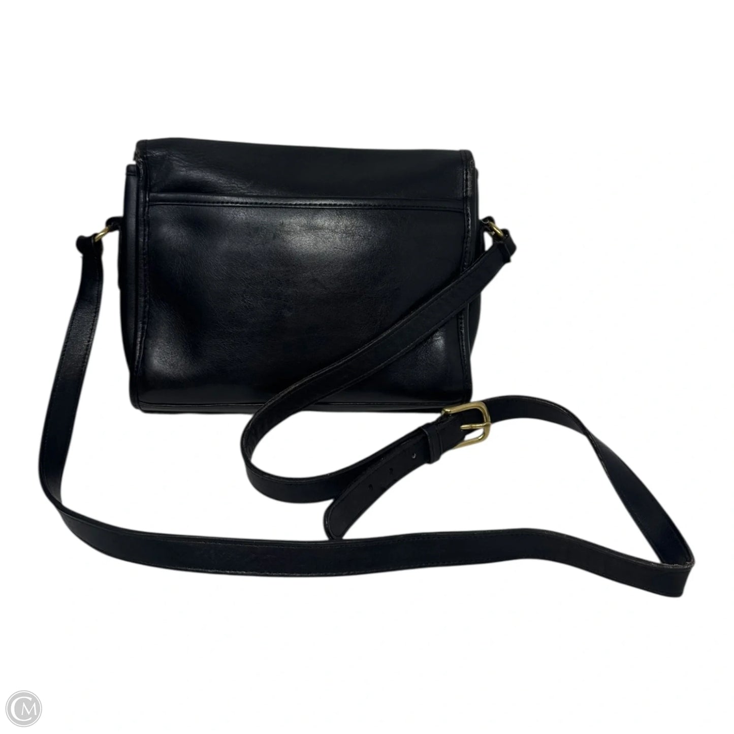 AS IS Vintage Leather Crossbody Handbag Designer By Coach, Size: Small