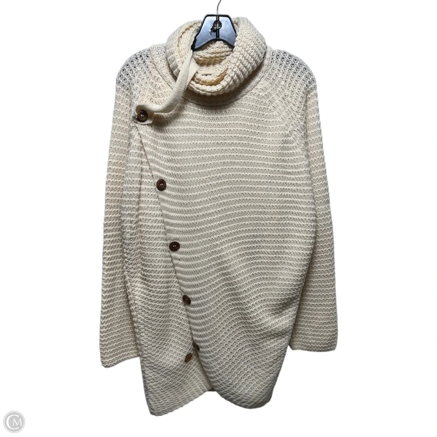 Sweater By Simply Southern In Cream, Size: Xxl