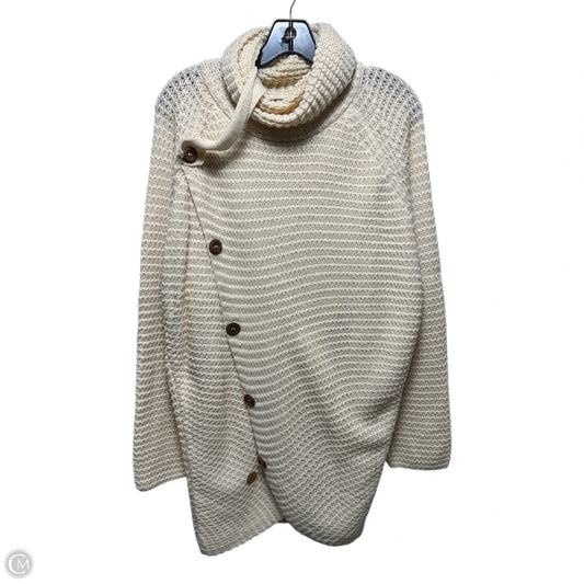 Sweater By Simply Southern In Cream, Size: Xxl