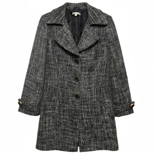 Coat Other By Cabi In Black & White, Size: M