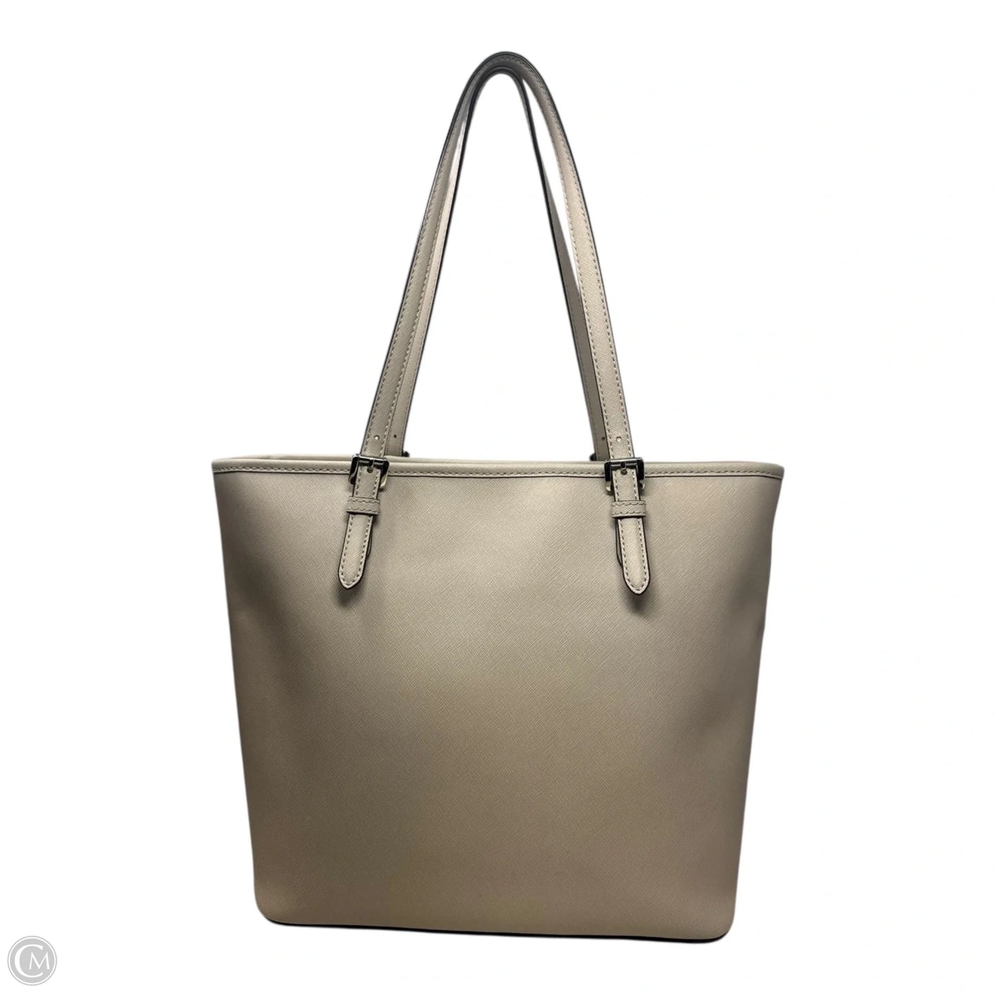 Jet Set Saffiano Tote Handbag Designer By Michael Kors, Size: Medium