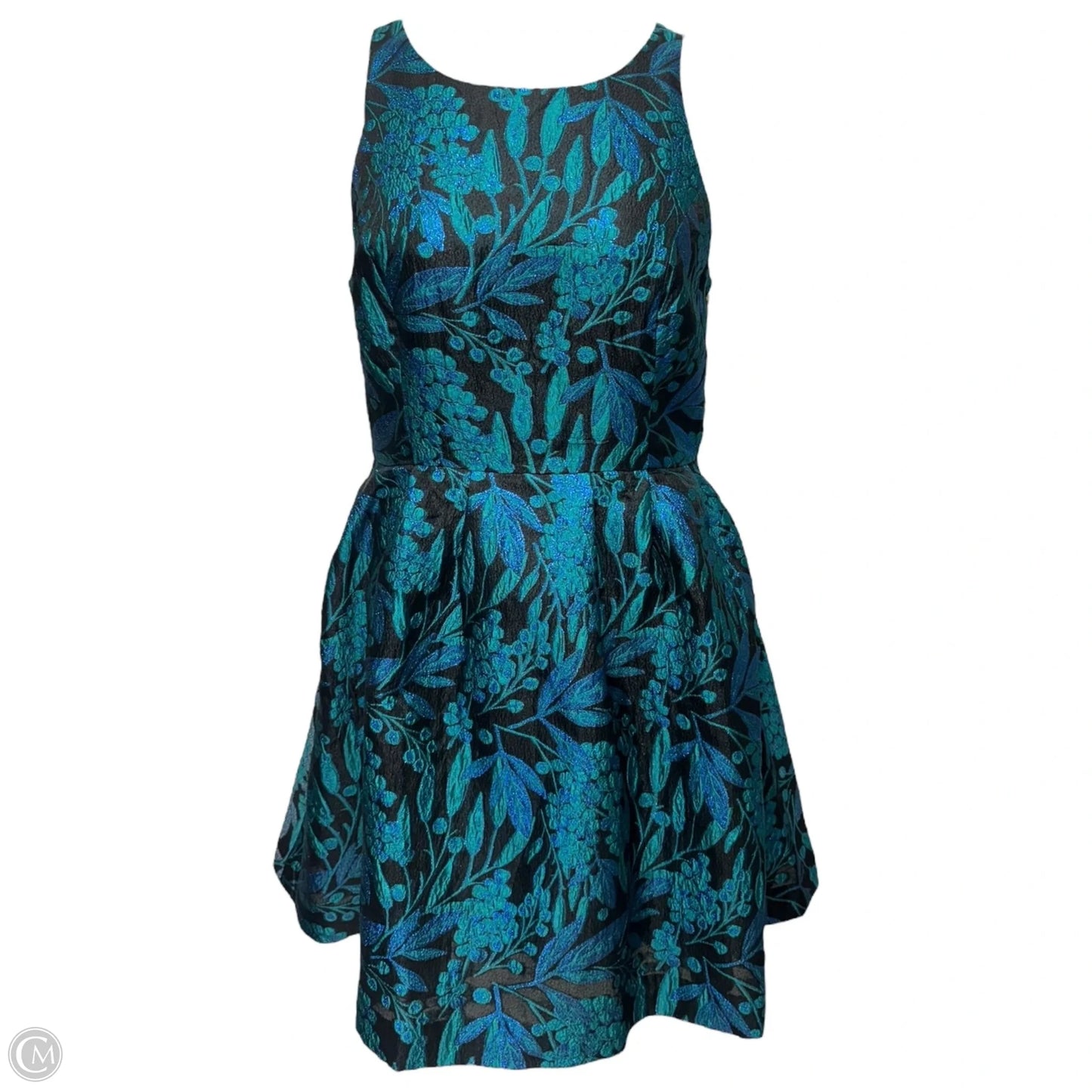 Jollian Brocade Dress Designer By Lilly Pulitzer In Floral Print, Size: 12