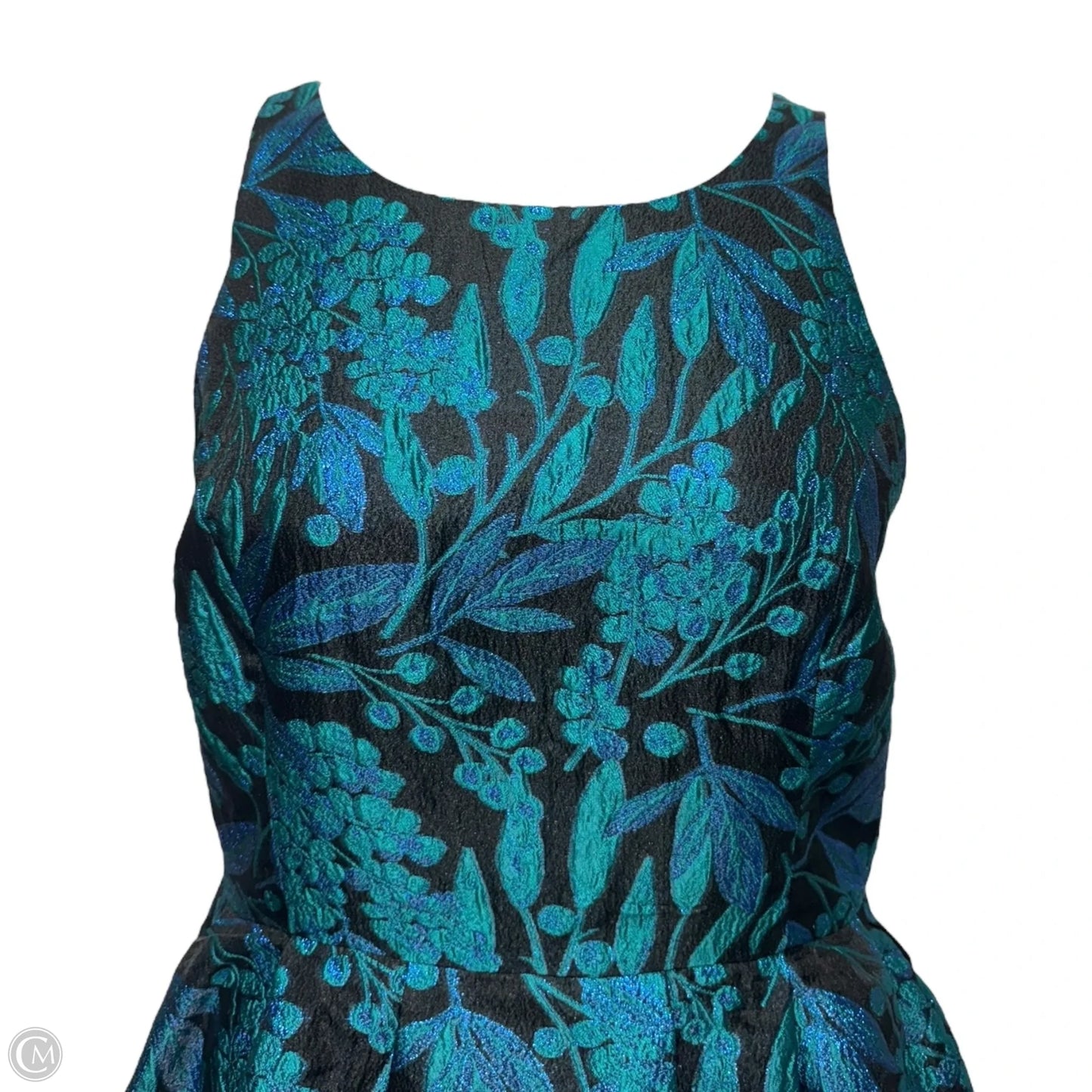 Jollian Brocade Dress Designer By Lilly Pulitzer In Floral Print, Size: 12