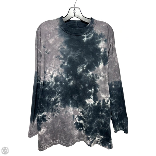 Top Long Sleeve By We The Free In Tie Dye Print, Size: M