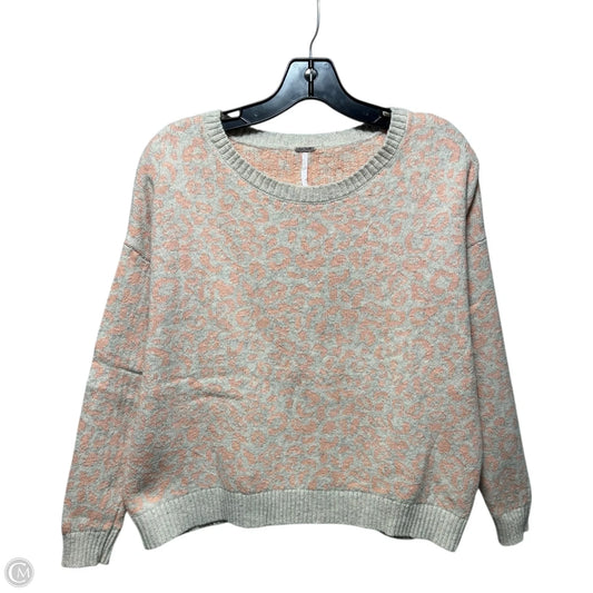 Cool Cat Alpaca Blend Sweater By Free People In Animal Print, Size: XS