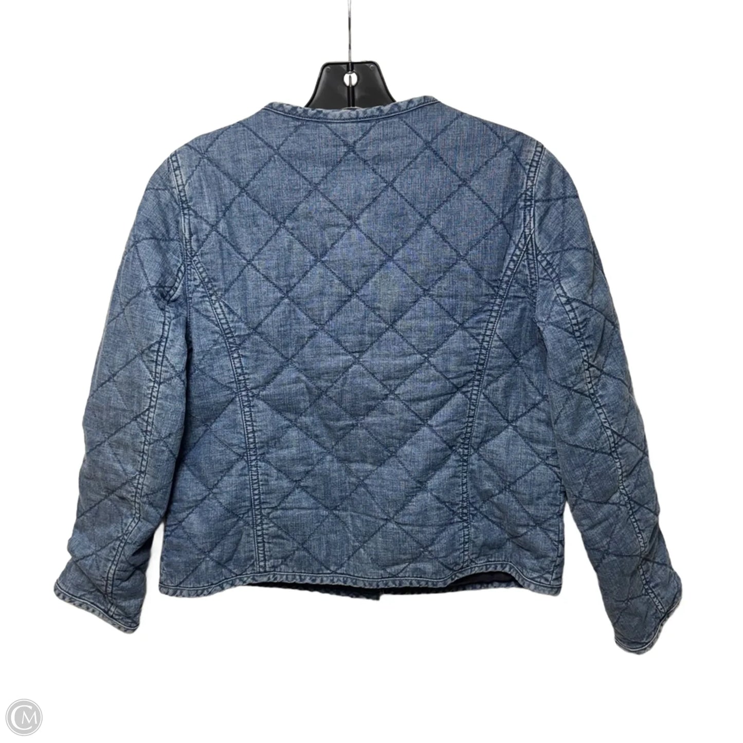 Jacket Denim By Talbots In Blue Denim, Size: S Petite