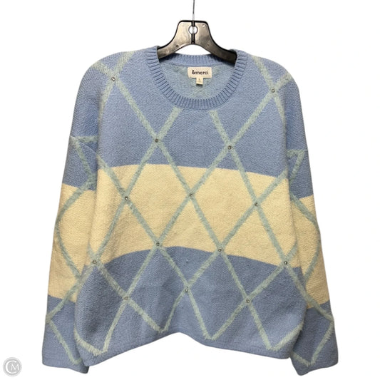 Sweater By &merci In Blue & White, Size: L