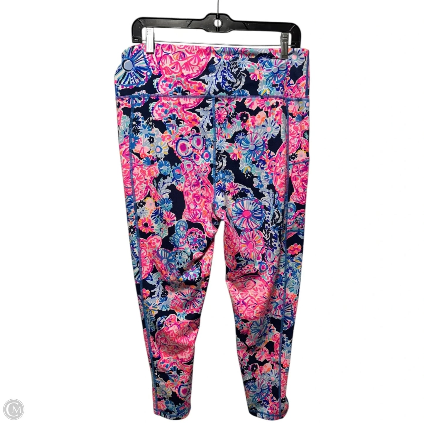 Athletic Leggings Designer By Luxletic Lilly Pulitzer In Multi-colored, Size: Xl