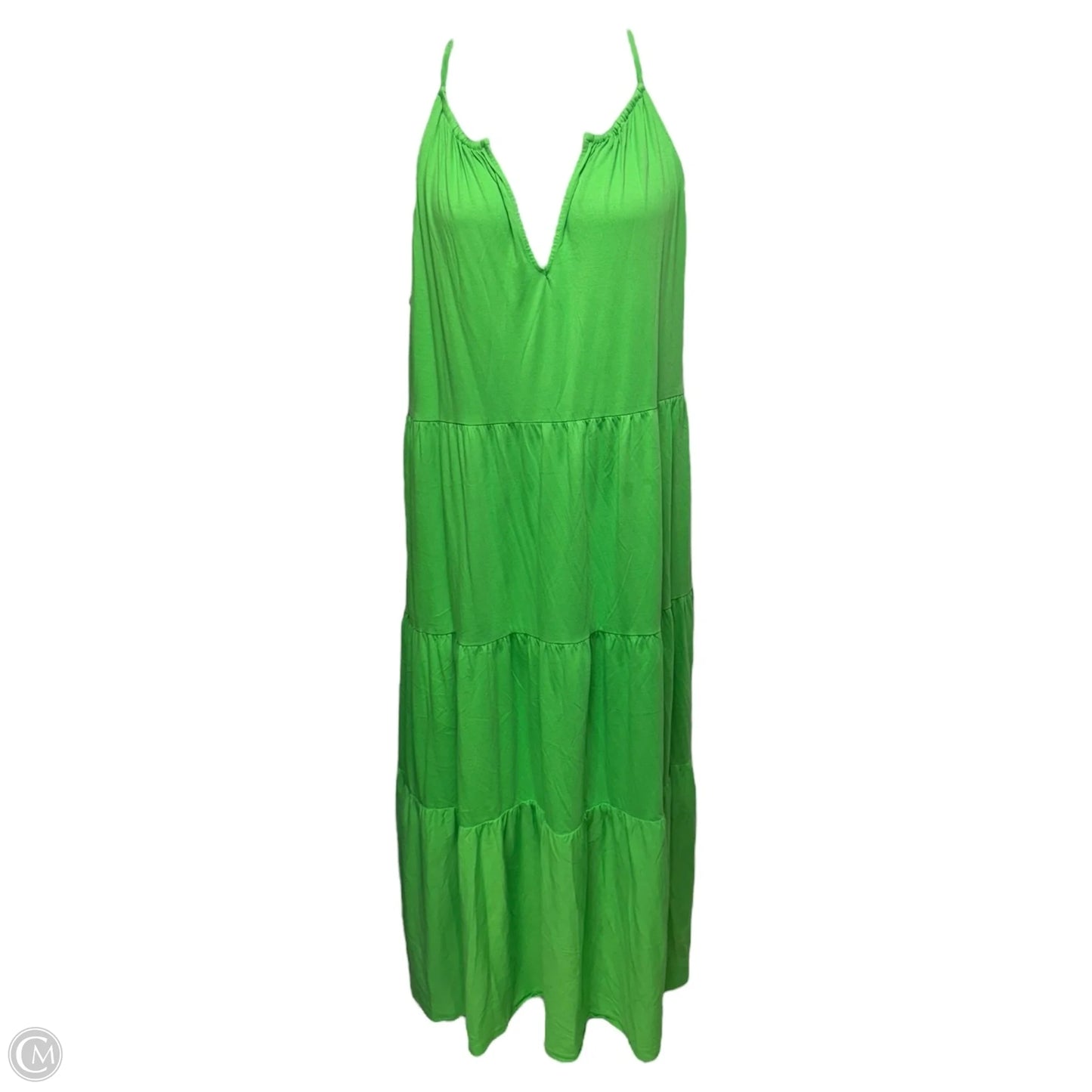 Maribella Halter Maxi Dress Designer By Lilly Pulitzer In Gecko Green, Size: XXL