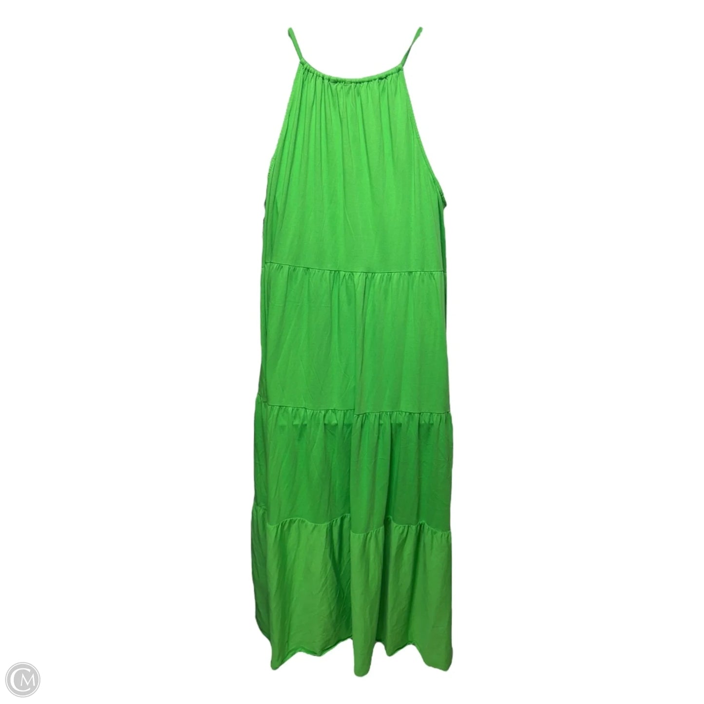 Maribella Halter Maxi Dress Designer By Lilly Pulitzer In Gecko Green, Size: XXL