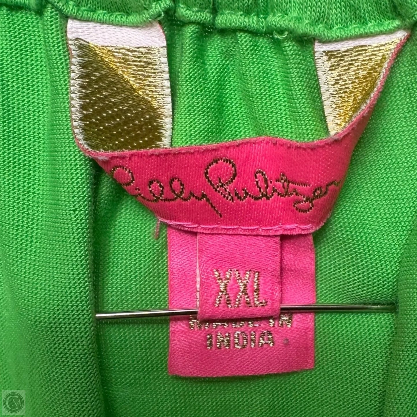 Maribella Halter Maxi Dress Designer By Lilly Pulitzer In Gecko Green, Size: XXL