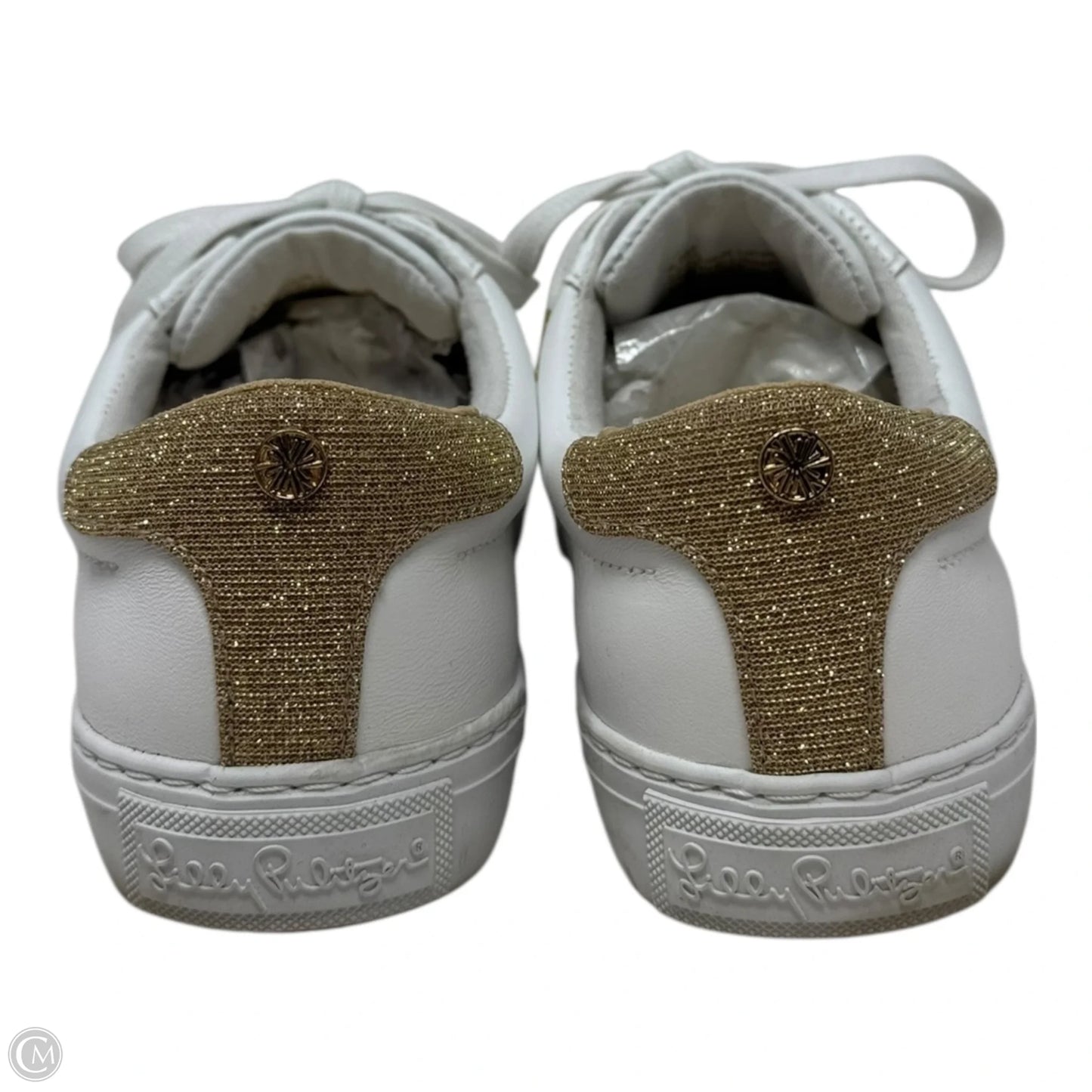 Sneakers Shoes Designer By Lilly Pulitzer In White, Size: 6.5
