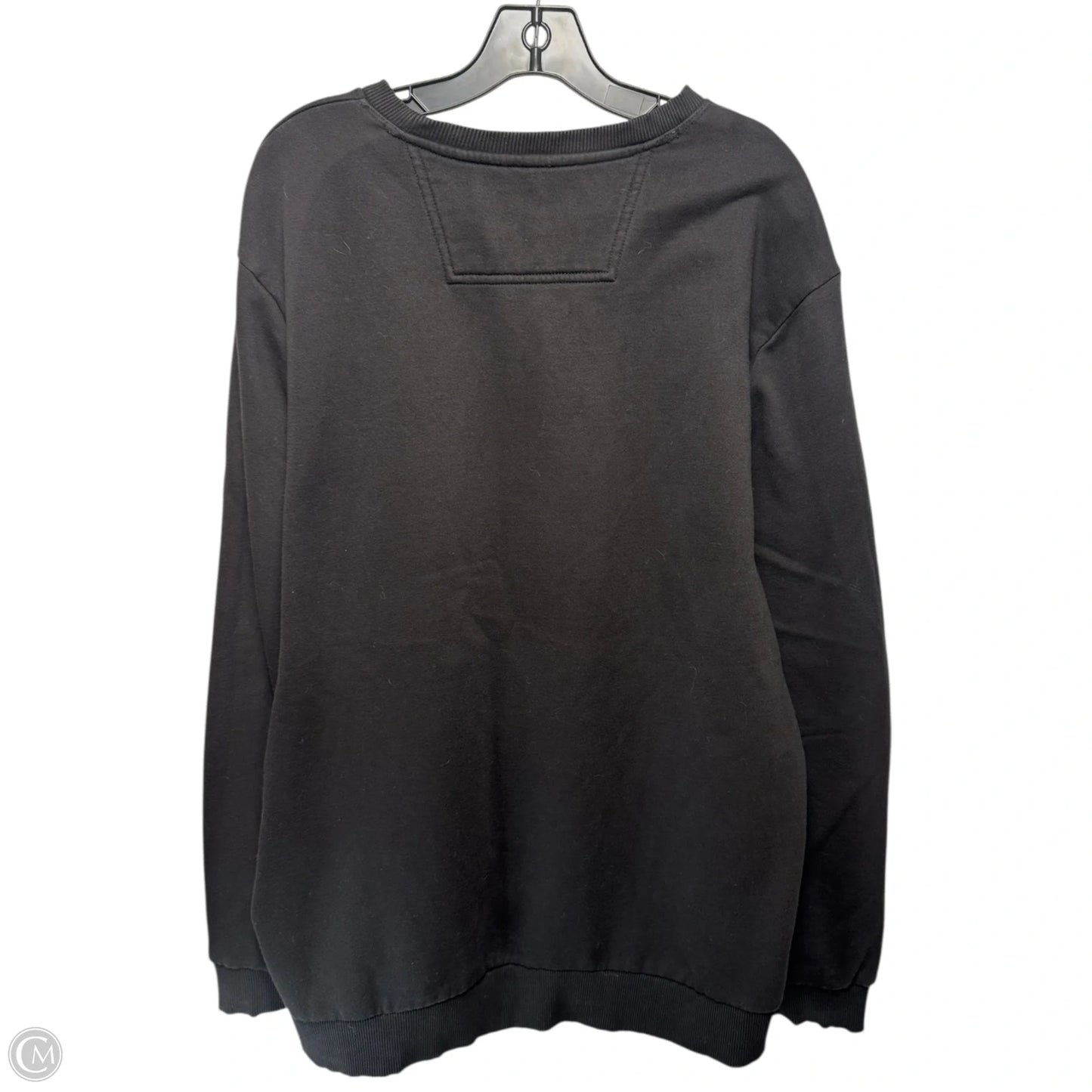 Sweatshirt Crewneck By Calvin Klein Jeans In Black, Size: Xxl