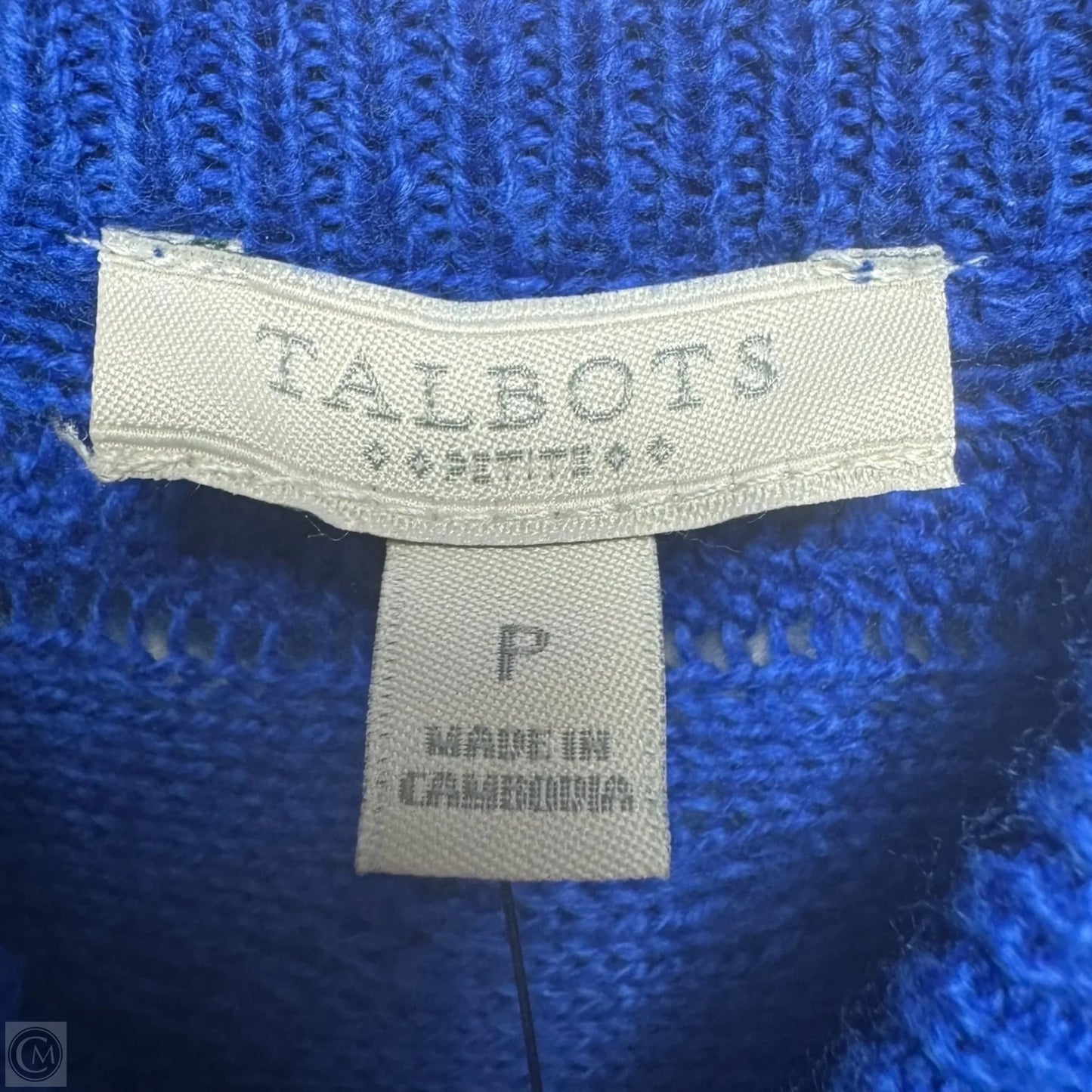Sweater By Talbots In Blue, Size: Sp