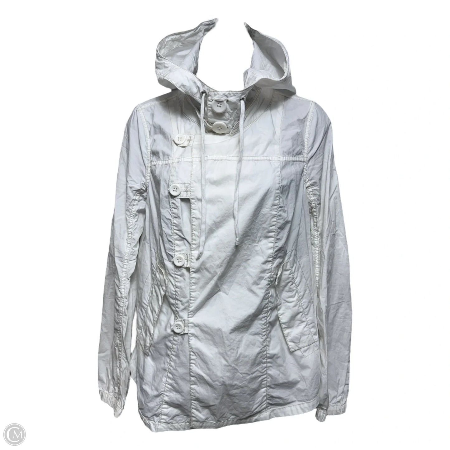 Cotton Jacket By Free People In White, Size: 4