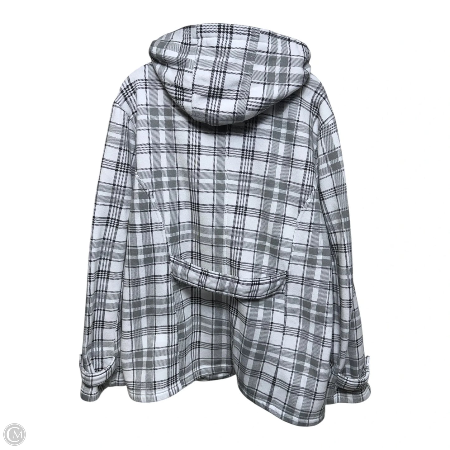 Jacket Other By Cato In Plaid Pattern, Size: 26/28