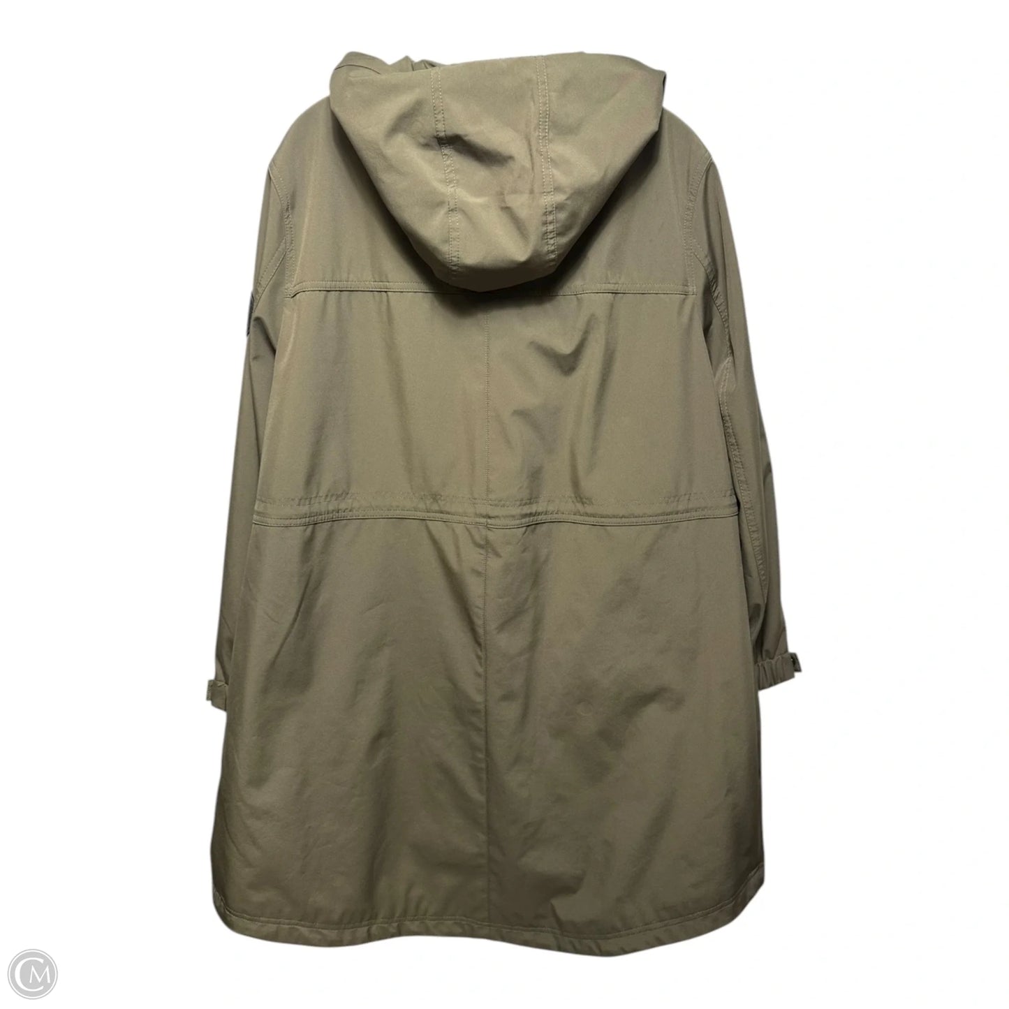 Water Resistant Longline Parka By Dkny In Green, Size: XXL