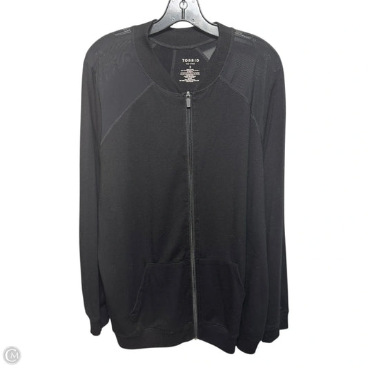 Athletic Jacket By Torrid In Black, Size: 3x