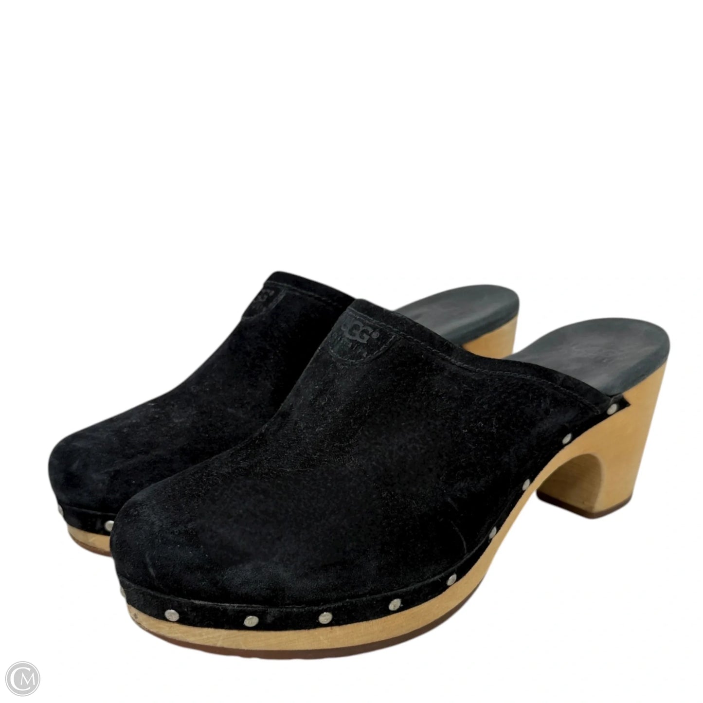 Abbie Winter Clogs Designer By Ugg In Black, Size: 8
